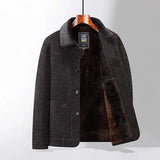 Cavelier - Fellgefütterte Jacke Brown