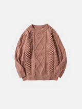 Retro 90s Knit Sweater Brown