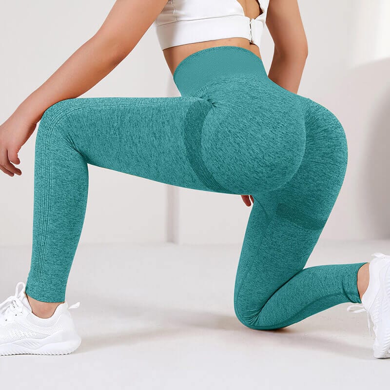 HIGH WAIST Push-Up-Leggings Green