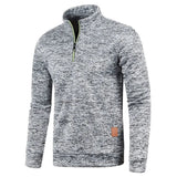 Alessandro - Men Casual Pullover Langarm Mantel Light Grey