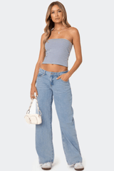 Low Rise Jeans Light Blue