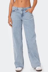 Low Rise Jeans Light Blue