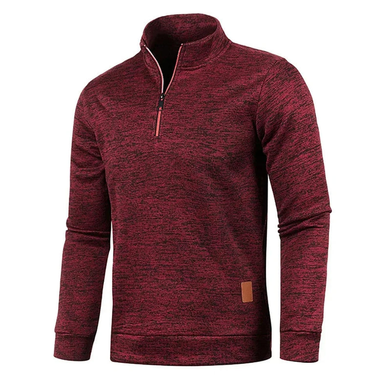 Alessandro - Men Casual Pullover Langarm Mantel Red