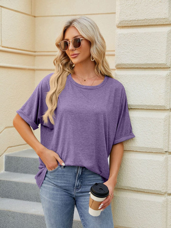 Florira Round Neck Half Sleeve T-Shirt